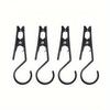 Durable Lightweight Hooks for Camping and Travel-Multifunctional Outdoor Tent Clips for Securely Hanging Gear and More,Equipment