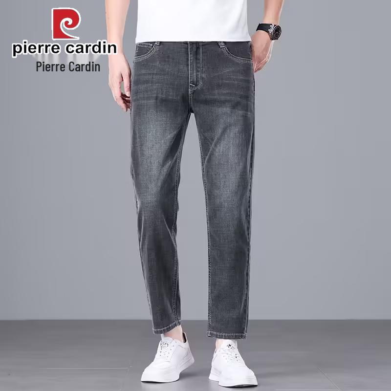 Pierre Cardin Men s Slim-Fit Straight Ankle Jeans 35