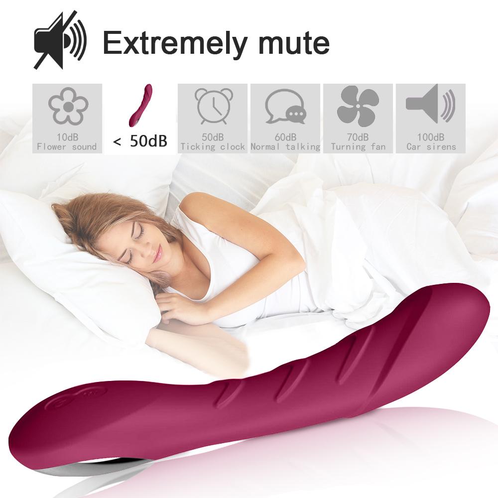 POMFW Dildo Vibrator 12 rychlostí Žena masturbátor G bod Sexuální hračky pro dospělé Anální zástrčka Silikonová USB nabíjení