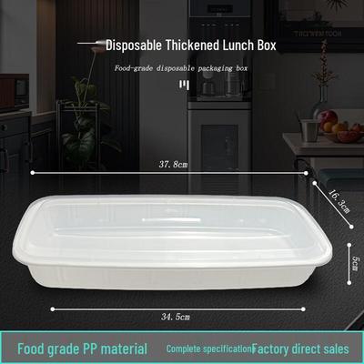 Disposable Rectangular Plastic Food Container