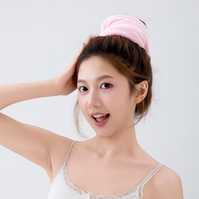 

Chu Yue 7A Antibacterial Quick-Dry Hair Drying Cap & Gentle Hair Tie Set 10x35cm