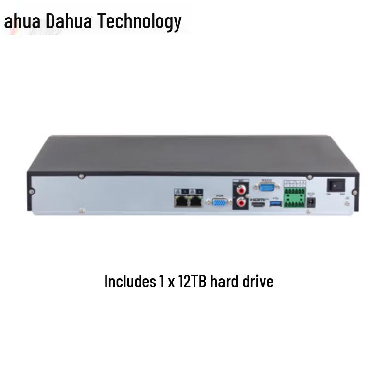 Dahua 16-Channel 2-Bay NVR (DH-NVR8216-X) CN plug (adapter included)