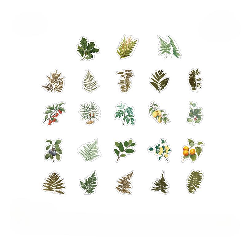 46 Pcs/box Mushroom Collection Decorative Stickers Scrapbooking Diy Stick Label Diary Stationery Album Journal Sticker