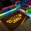 Design Boston Bruins Tappeto in Velluto di Cristallo Accogliente Non?Tappeto Stampato Antiscivolo per Camera da Letto Soggiorno Ingresso