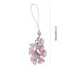 Handmade Phone Lanyard Fashion Keychain Lilys of the Valley Flower Phone Chains