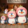 Cute Fruit Penguin Plush Toy Animal Zoo Couple Penguin Doll Baby Sleep Soothing Rag Doll 25cm 40cm 70cm 90cm