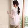 Xiaofu New Chinese Style Gauze Sleeve Knit Top