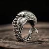 XIYANIKE Hip Hop Retro Teschio Alieno Anelli Regolabili Per Uomo Donna Moda Nuovo Anno Gioielli Accessori Regalo Festa anillos mujer