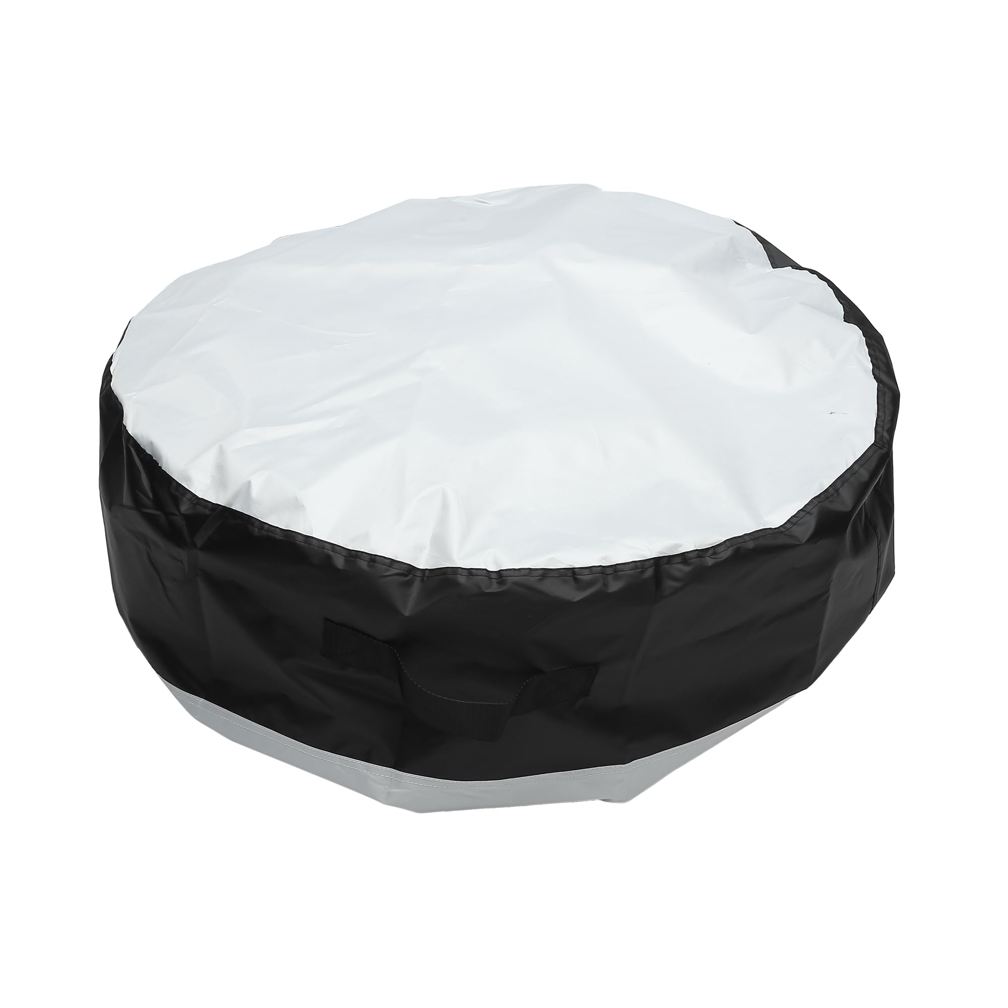 

INFINAUTO 65cm Diameter 37cm Height Mini Car Tire Cover Fits 210D Oxford Fabric Black Light Gray 1pcs Size S-65cm * 37cm (D*H)