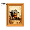 Decorative Metal Locker Magnets Wooden Black Cat Fridge Magnet, Seasonal Cartoon Kitchen Bathroom Decor, Magnetic Art for Whiteboards Cute Theme Photo