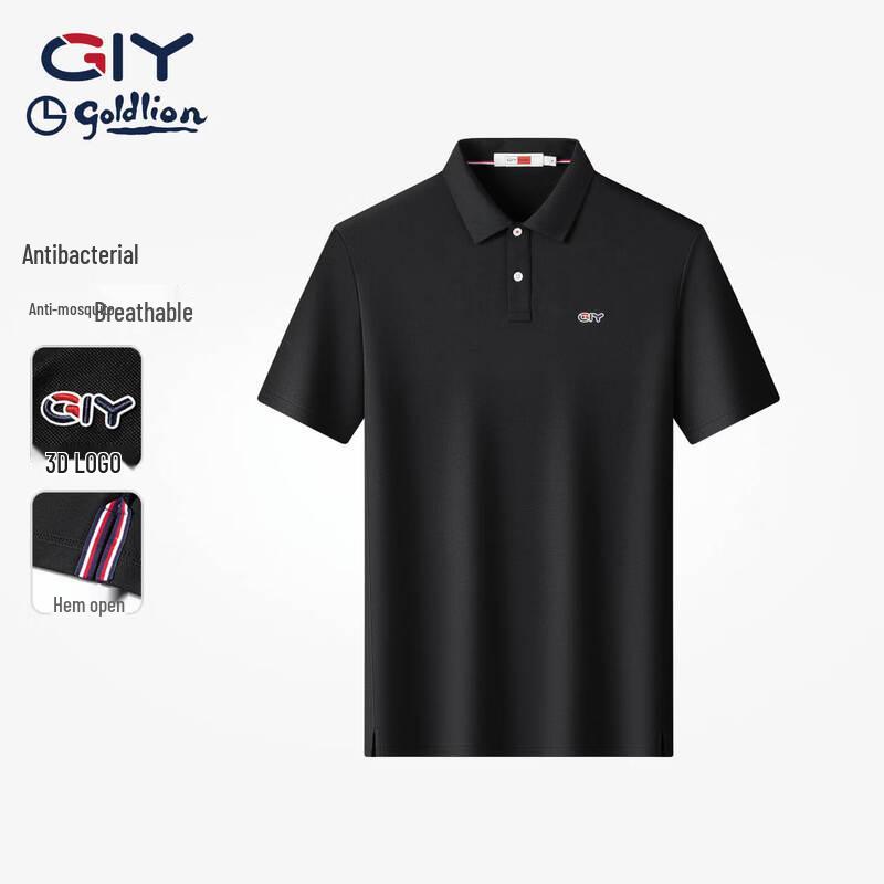 Goldlion GY2026 Men s Summer Short Sleeve Polo Shirt XL