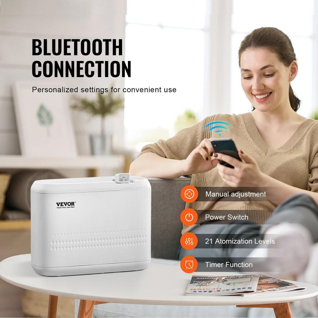 HVAC Scent Diffuser 850ML Cold Air Scent Air Machine 5000 Sq.Ft Waterless