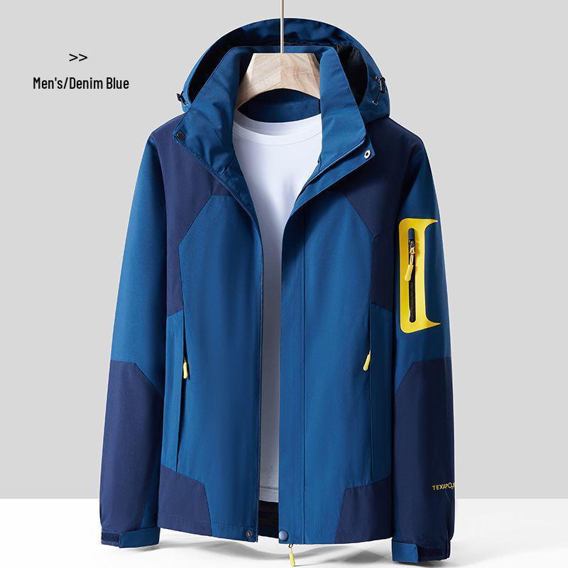 Luotuo Unisex 3-in-1 Detachable Waterproof Ski Jacket with Hood for 2025 Autumn/Winter