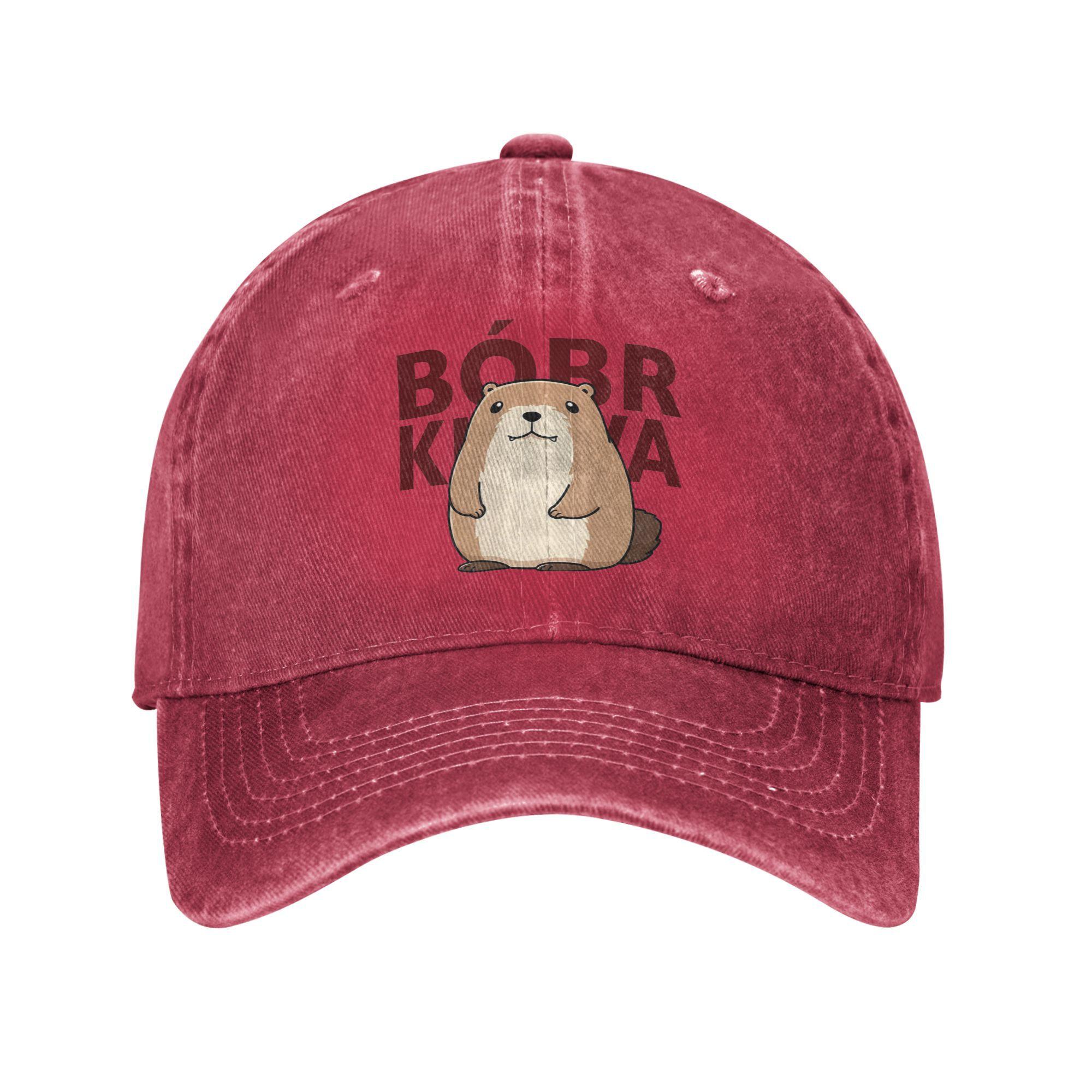 

Bobr Meme Sun Baseball Cap Cute Funny Beaver Unisex WoUnisex Print Trucker Hat Spring Fashion Hiking Fishing Quality Baseball Caps One Size