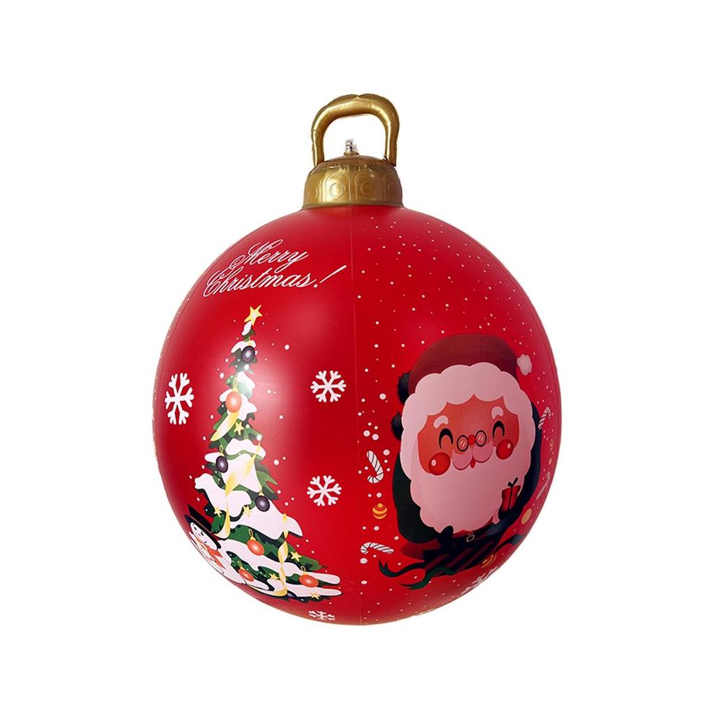 Eco-friendly PVC Inflatable Christmas Ball for Indoor & Outdoor Festive Decoration