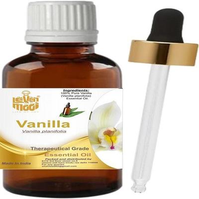 Levenmooi Vaniglia (Vaniglia planifolia) Flacone in Vetro per Olio Essenziale Puro e Naturale di Grado Terapeutico