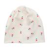 Windproof Double-Layer Postpartum Maternity Hat - Pure Cotton, High Elastic, Hexagonal Design.