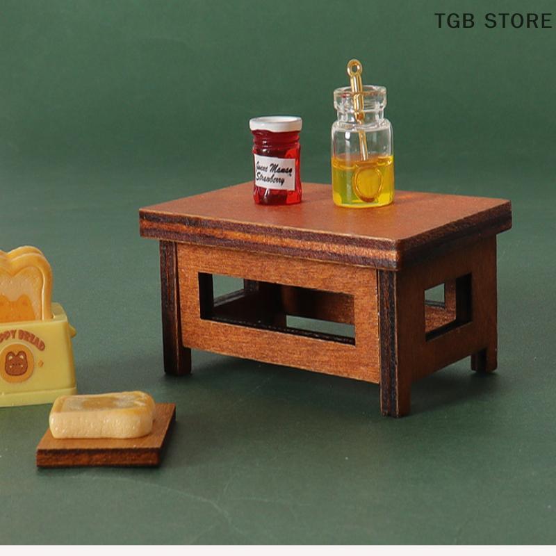 1Set 1:12 Jam Toast Bread Maker Furniture Model Miniature Simulation Home Decor Toy Doll House Accessories