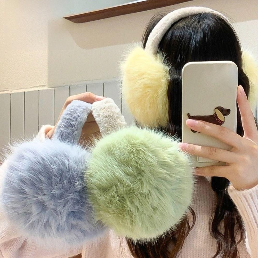 Plush Earmuffs Warm Ear-Muffs Ear Cover Cute Ear Muffs  Women Men
