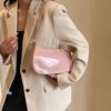 Retro Solid Color PU Leather Shoulder Underarm Bag Women's Fashion Handbags Casual Purses and Handbag Ladies Hobo Bags