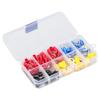 102PCS Insulated Ring Terminal 10 Different Specifications Flame Retardant Wire Connectors Assortmen