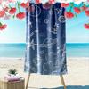 Weltraum-Doodles mit Sternen und Planeten Design Strandtuch schnelltrocknend für Reise Outdoor-Sport Joggen Strand und Schwimmen