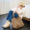 [Influencer PICK][10th Reorder] Levre Leopard Smoothy Easy Shoulder Bag Beige