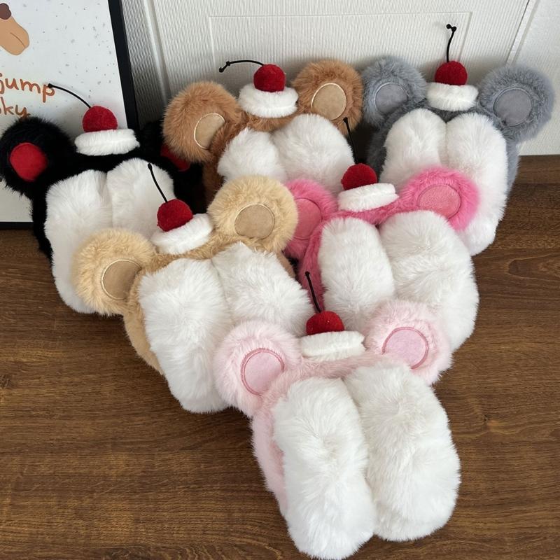 Furry and Warm Plush Ear Warmer for Winter Outdoor Activities Keep You Warm in Cold Weather for Skiing