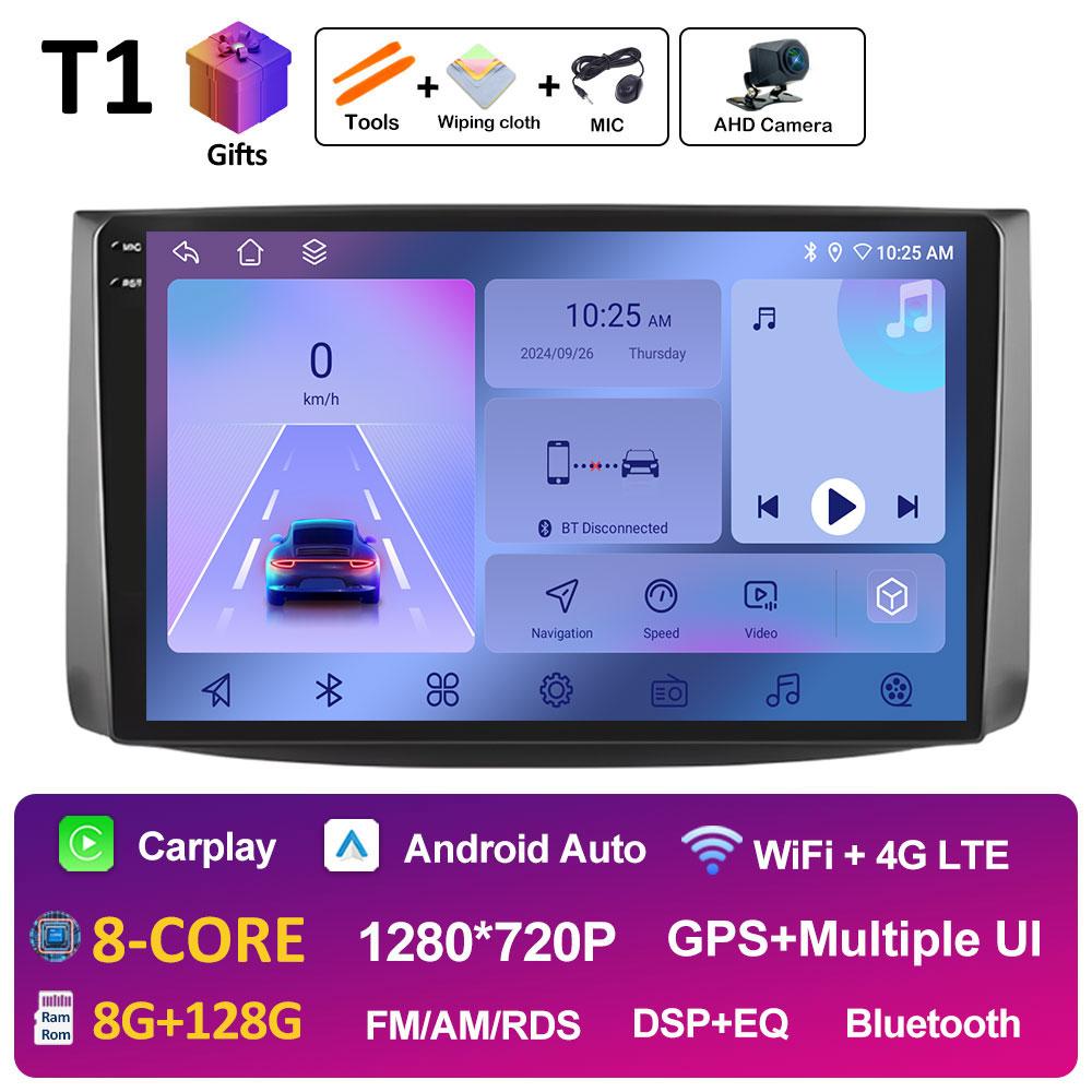Android Auto Wireless Carplay For Chevrolet AVEO T250 2006 2007 2008 2009 - 2012 Car Multimedia Video Radio Player Bluetooth 4G
