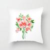 Household Sofa Large Backrest Plant Flowers Small Fresh Decoration Bedside Pillow Cover