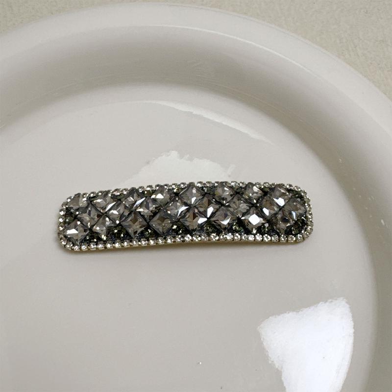 

1/2 шт. Роскошная заколка для волос, универсальная, с темпераментом, сияющий циркон, боковая заколка, заколка для челки, аксессуары для волос, подарки