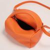 Módní dámská oranžová crossbody taška přes jedno rameno - Ruční čtvercový styl krabičky na oběd v bílé barvě