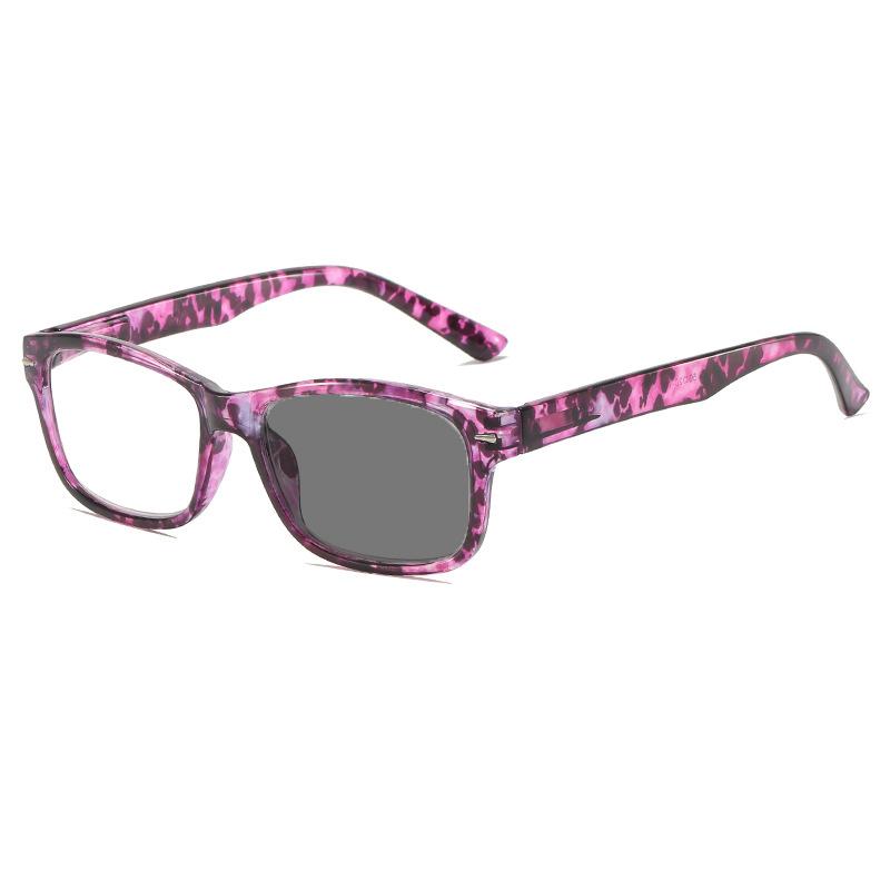 Fashionable Printed Photochromic Reading Glasses with Anti Blue Light and HD Anti Ultraviolet Protection Presbyopia Eyeglasses