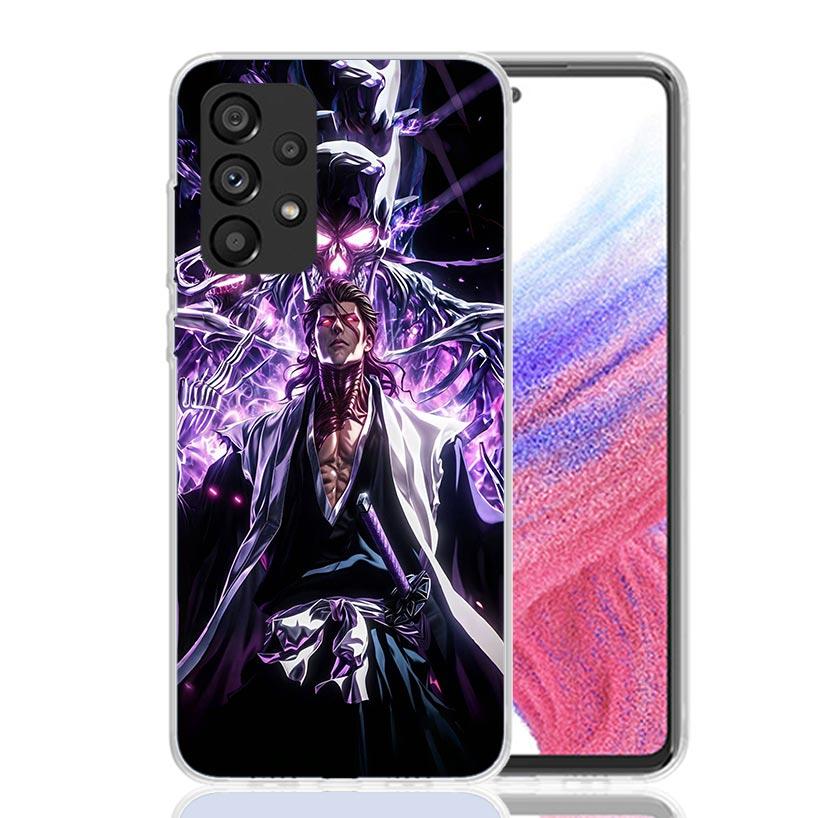 Aizen Sousuke Bleach Phone Case For Samsung Galaxy A17 A16 A14 A15 A13 A57 A56 A54 A55 A53 A37 A36 A34 A35 A33 A26 A24 A25 A23 G
