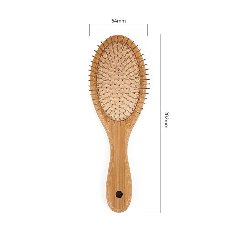 TEMU Wood Air Cushion Comb Cross-border Nanzhu Hair Comb Anti-static Hair Comb Large Board Comb Massage Comb x Comb Bamboo