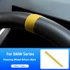 Pro BMW řady 3 5 G20 G60 X3 X5 G45 G05 auto Kůže Štítek pro zarovnání volantu dekorativní nálepka Interiérové doplňky
