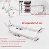 Double Line Pegboard Shelf Triangle Hook for Price Tags
