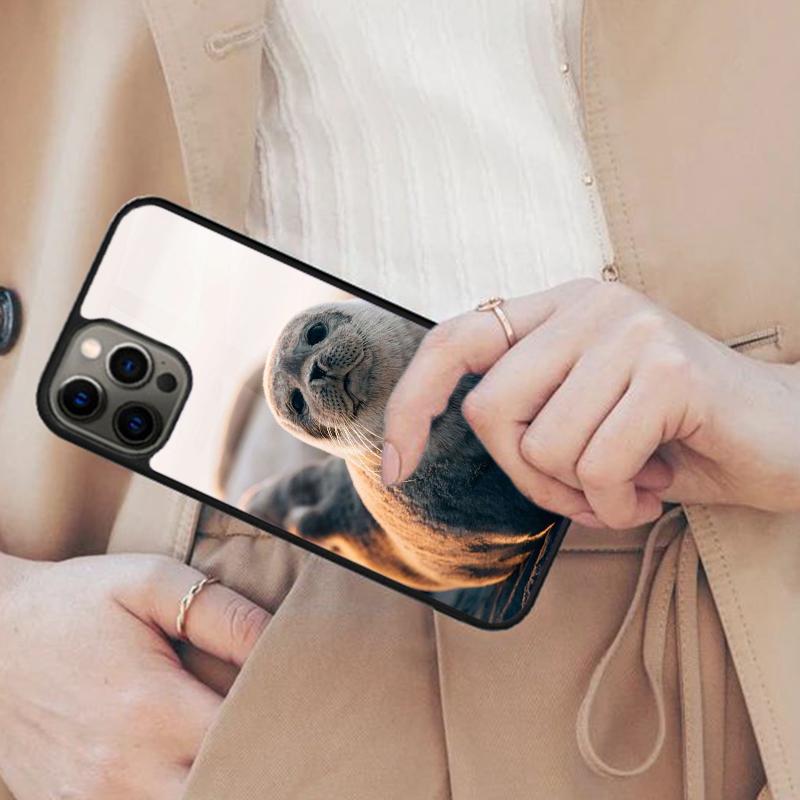 Chill Seal - Animals Cute Magnetic Phone Case For APPLE iPhone 17 Air 16 14 13 12 Pro Max 15 Plus Wireless Charge MagSafe Cover