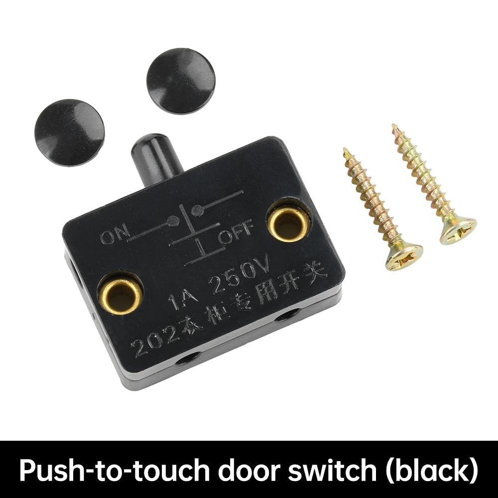 

Automatic Reset Switch 1A 250V Closet Cabinet Light Switch Household Cabinet Door Control Switch Wardrobe Light Switch