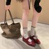~ Sheep pattern round head elastic belt versatile and comfortable Mary Jane shoes women's spring and summer
