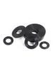 Soft Black Silicone Rubber Shock-Absorbing Waterproof Gasket Washer - High-Temperature Resistant Seal Ring.