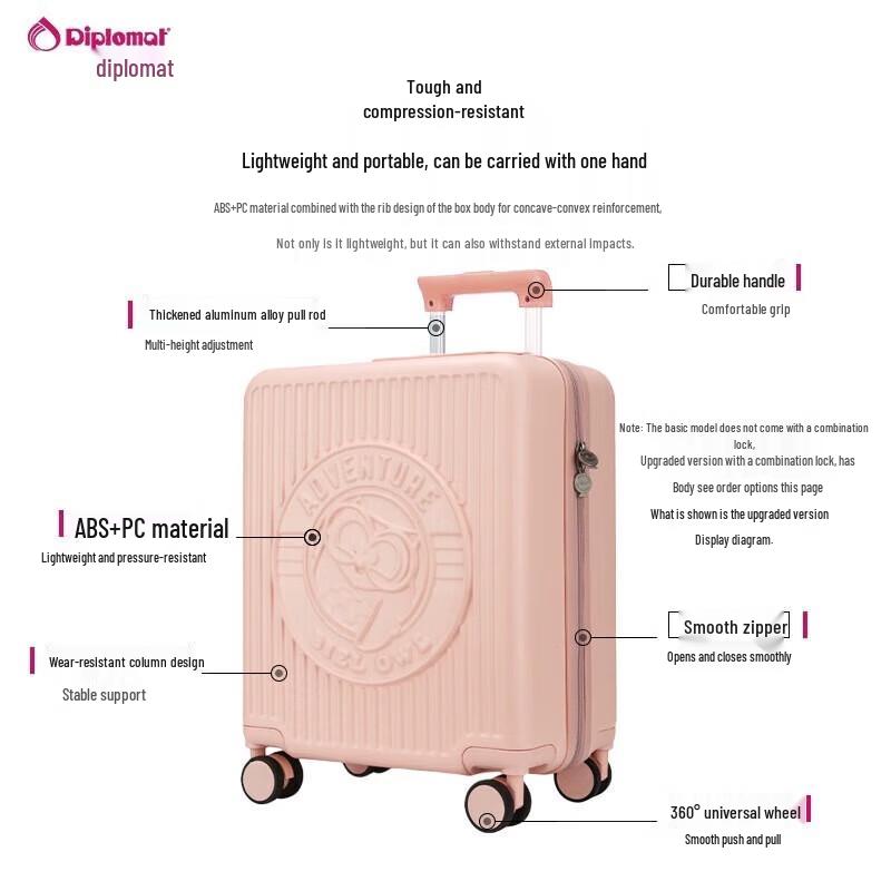 Diplomat Bubu Kids Carry-On Spinner Luggage