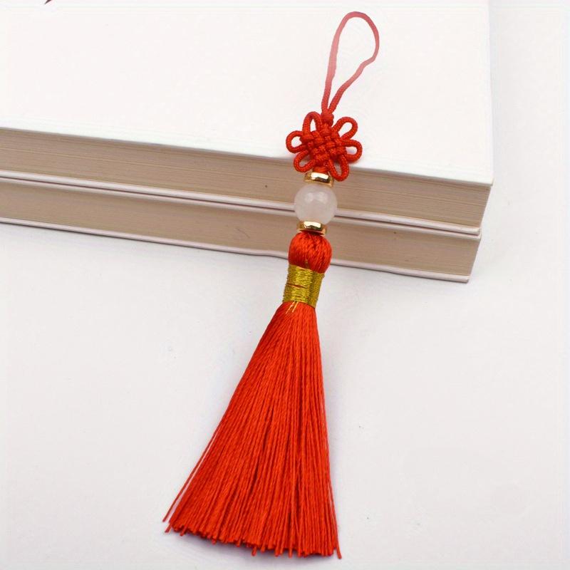 Chinese Knot Tassel Pendant With Lucky Beads, Chinese New Year Decoration, Pendant Ornaments For Spring Festival, Lunar New Year