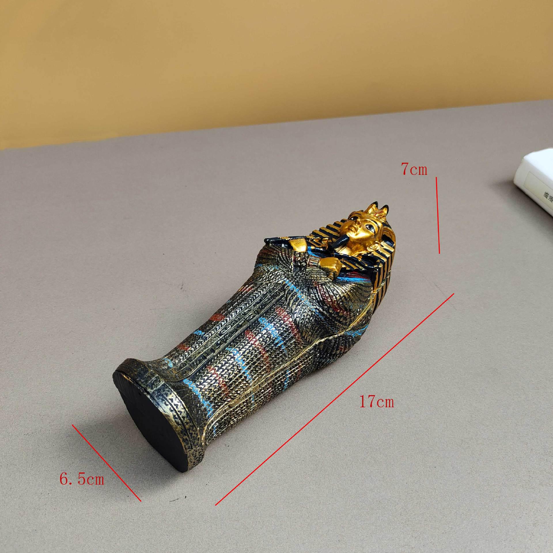 

Транскордонна єгипетська мумія піраміда фігурка - фараон саркофаг сувенір ремесло прикраса