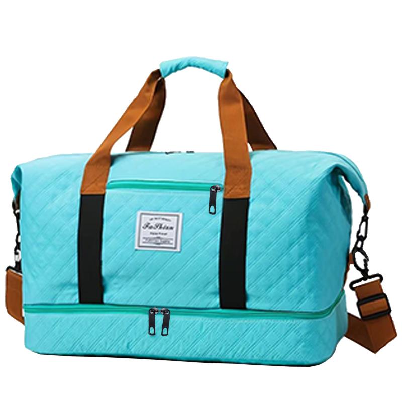Quilted Travel Duffle Bag Casual Single Shoulder Bag for Vacation Trip Gym Daily Luggage Festival Gifts