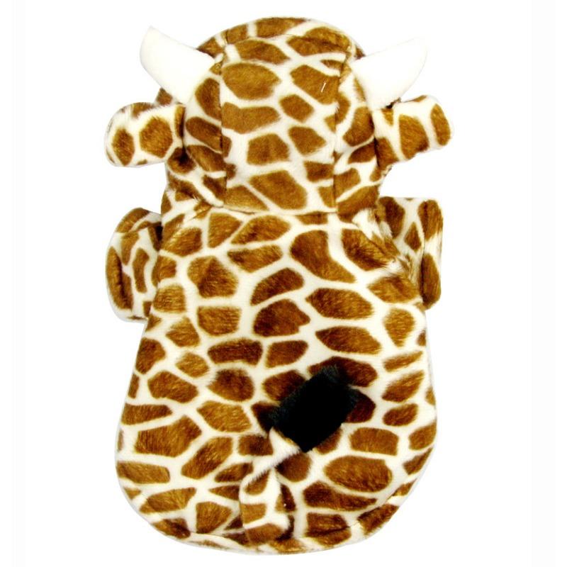 

Костюм для преображения кошки, осенне-зимняя одежда для питомцев с длинношеим оленем, забавное и причудливое пальто на Хэллоуин для собаки XL кофейный