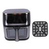 Oilless Fryer 12L Large Capacity Multifunctional Oilless Electric Cooker with Visible Window Touch Screen for Kitchen