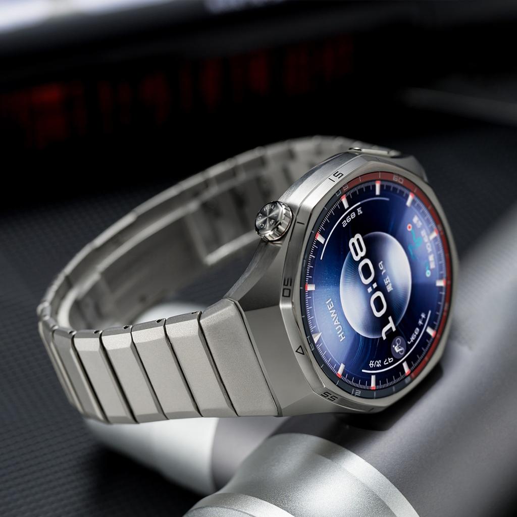 Bracelet en Titane pour Montre Huawei Watch GT 6 Pro 46mm Sans Joints Bracelet Métal Luxe pour Remplacement Huawei GT6 Pro