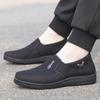 Factory Customized Men's Old Beijing Cloth Shoes with Soft Soles, Lightweight Middle-aged and Elderly Father Shoes, Comfortable Casual Men's Shoes Wit