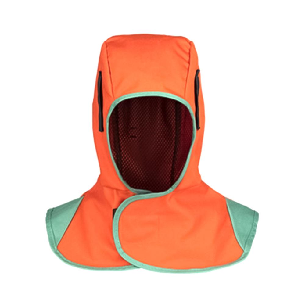Fully Protective Welding Hood Washable, Breathable, Flame-Retardant Hooded Cap Splash-Proof and Dust-Proof Safety Helmet